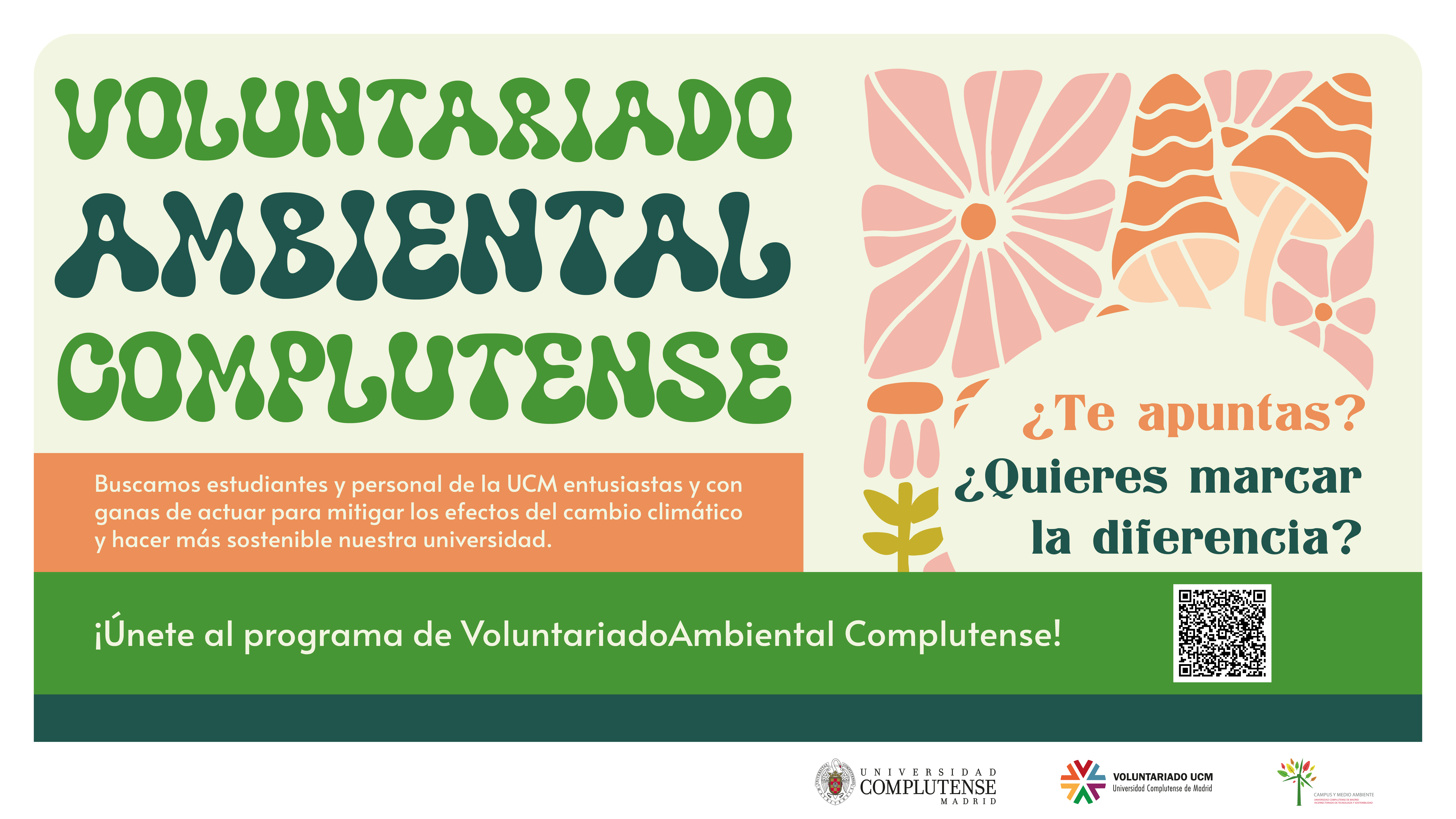 ¡Empieza nuevamente el Voluntariado Ambiental Complutense! ¡Te esperamos!